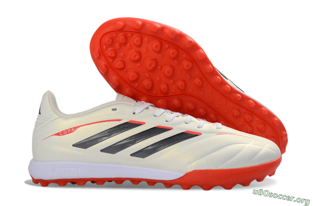 Adidas Copa Pure 3 Elite TF Football Shoes - White/Fiery Red/Black 2