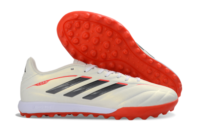 Adidas Copa Pure 3 Elite TF Football Shoes - White/Fiery Red/Black