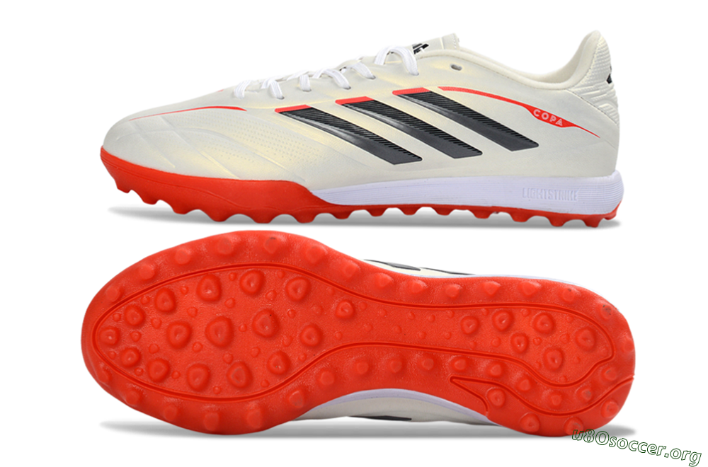 Adidas Copa Pure 3 Elite TF Football Shoes - White/Fiery Red/Black 1