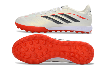 Adidas Copa Pure 3 Elite TF Football Shoes - White/Fiery Red/Black