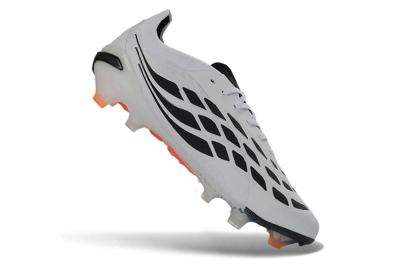 Adidas Predator 26 Elite FG Football Boots - White/Electric Orange/Sleek Black