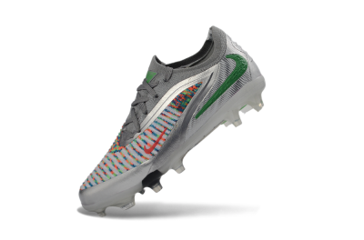 Nike Phantom 6 Elite Low FG Football Boots - Silver/Vibrant Green/Multicolor