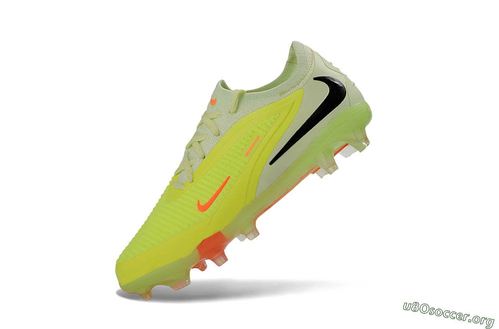 Nike Phantom 6 Elite Low FG Football Boots - Yellow/Neon Green/Fluorescent Orange 4