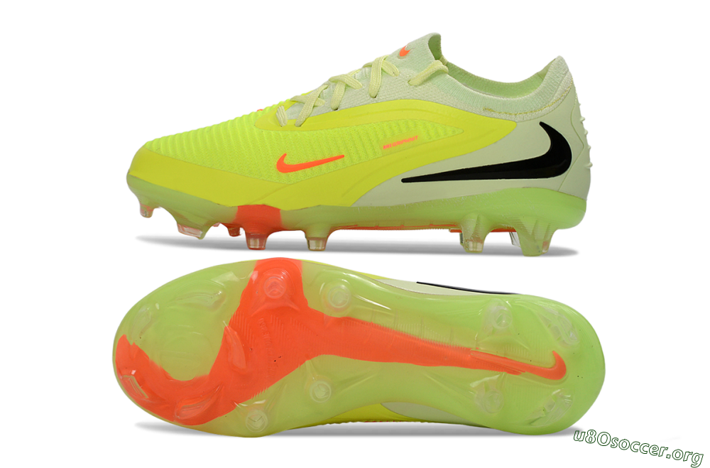 Nike Phantom 6 Elite Low FG Football Boots - Yellow/Neon Green/Fluorescent Orange 1