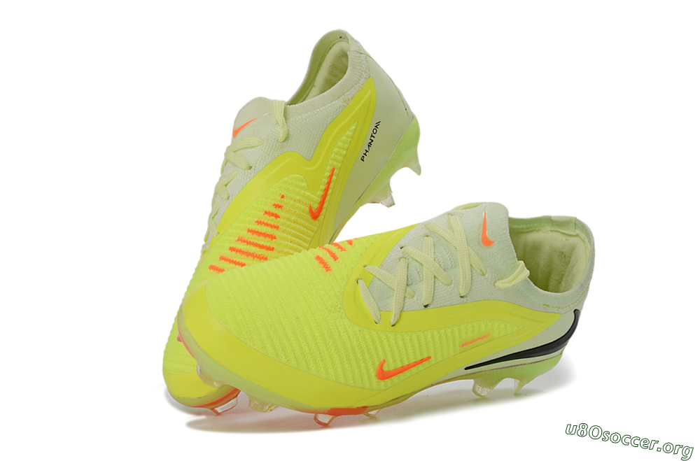 Nike Phantom 6 Elite Low FG Football Boots - Yellow/Neon Green/Fluorescent Orange 3