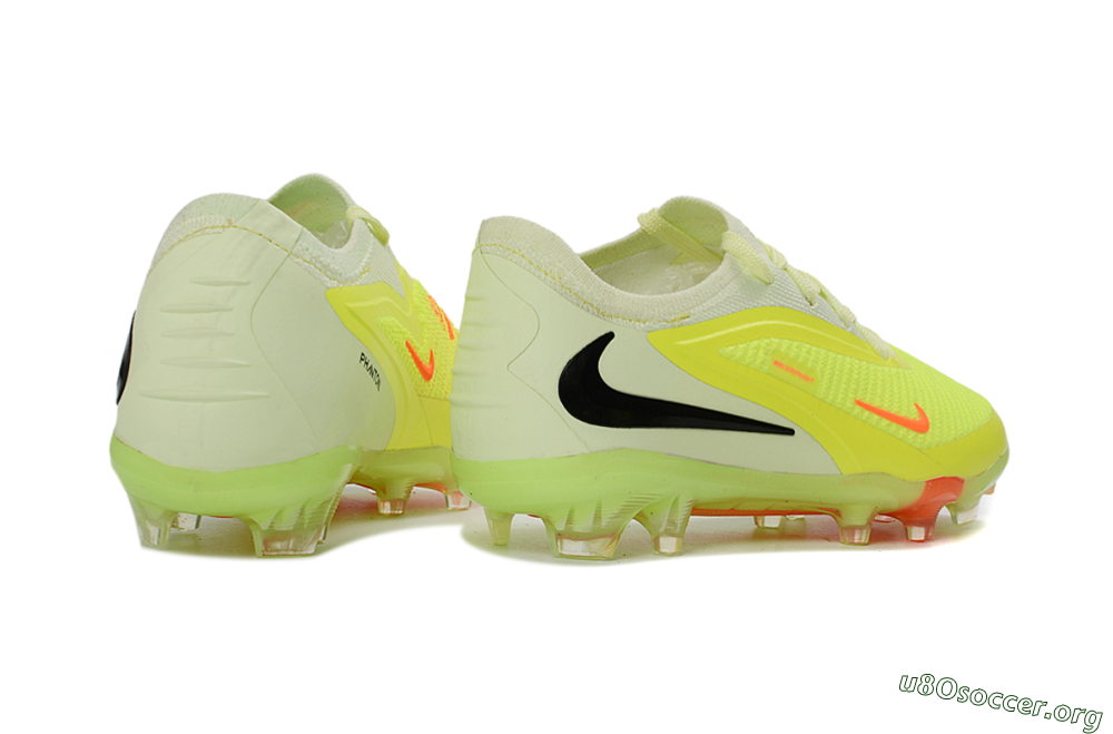 Nike Phantom 6 Elite Low FG Football Boots - Yellow/Neon Green/Fluorescent Orange 6