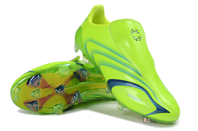 Adidas F50 Elite FG Football Boots - Green/Electric Green/Blue Accent