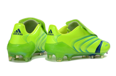 Adidas F50 Elite FG Football Boots - Green/Electric Green/Blue Accent