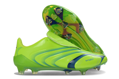 Adidas F50 Elite FG Football Boots - Green/Electric Green/Blue Accent