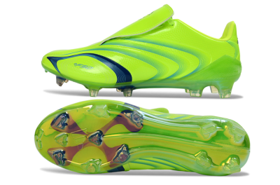 Adidas F50 Elite FG Football Boots - Green/Electric Green/Blue Accent
