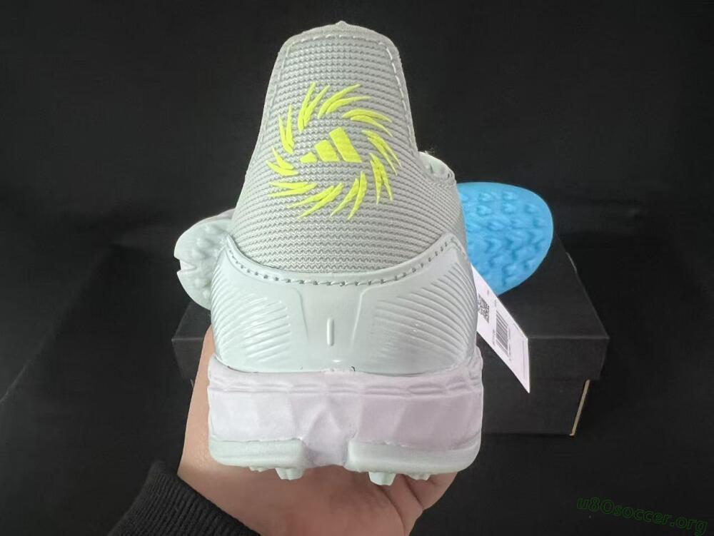 Adidas F50 Pro TF Football Shoes - Blue/Aqua Blue/Neon Yellow