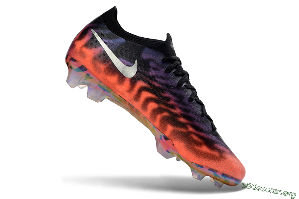 Nike Air Zoom Mercurial Vapor 16 Elite FG Football Boots - Orange/Fiery Sunset/Abyssal Blue 4