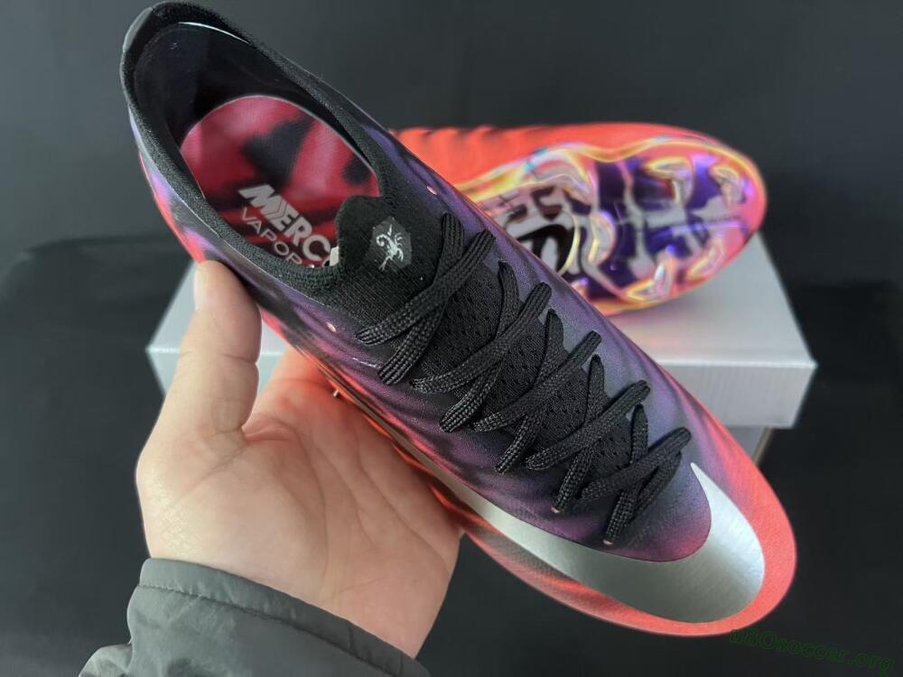 Nike Air Zoom Mercurial Vapor 16 Elite FG Football Boots - Orange/Fiery Sunset/Abyssal Blue