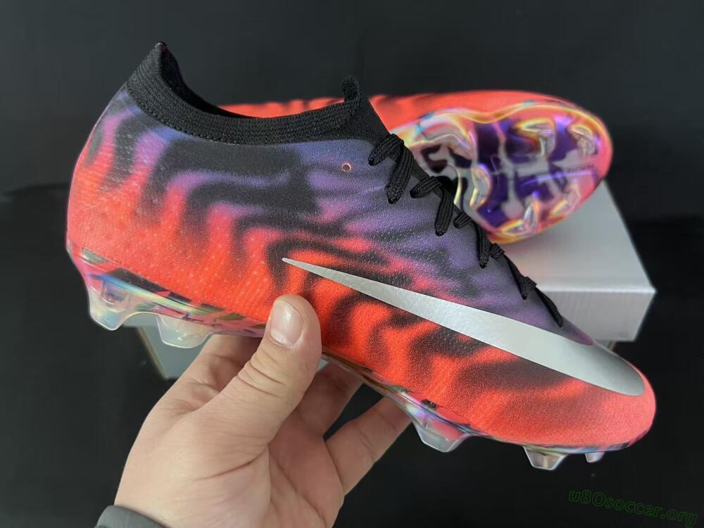 Nike Air Zoom Mercurial Vapor 16 Elite FG Football Boots - Orange/Fiery Sunset/Abyssal Blue