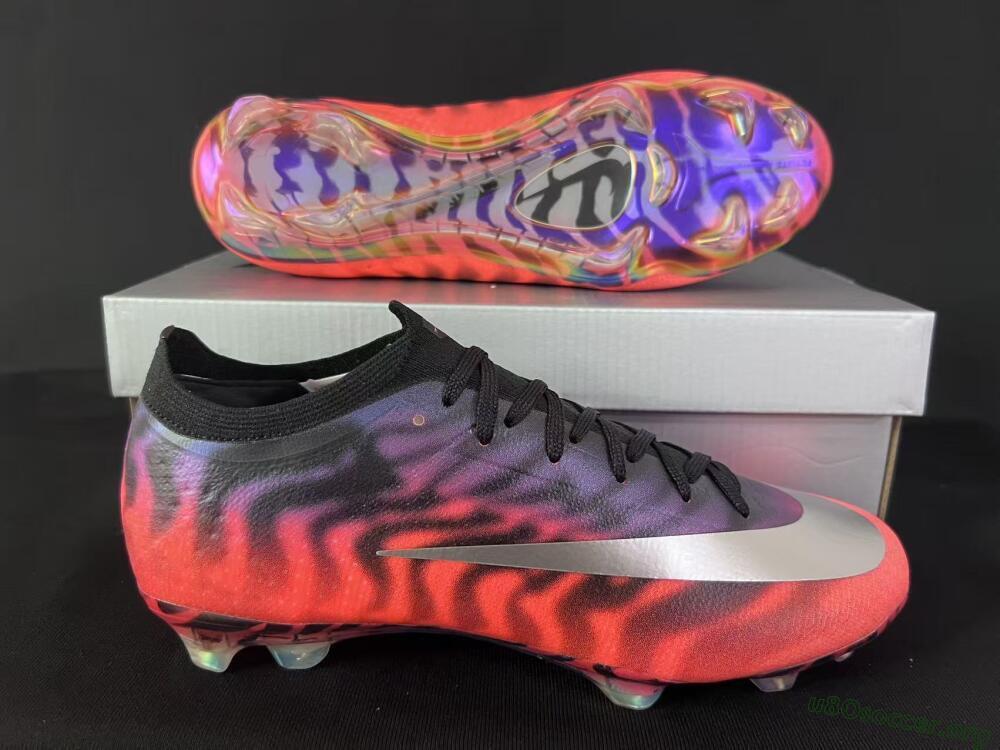 Nike Air Zoom Mercurial Vapor 16 Elite FG Football Boots - Orange/Fiery Sunset/Abyssal Blue