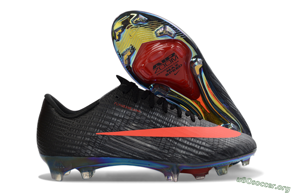 Nike Air Zoom Mercurial Superfly 11 FG Football Boots - Black/Vibrant Orange/Rainbow Burst 2