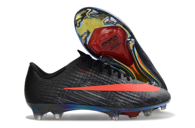 Nike Air Zoom Mercurial Superfly 11 FG Football Boots - Black/Vibrant Orange/Rainbow Burst