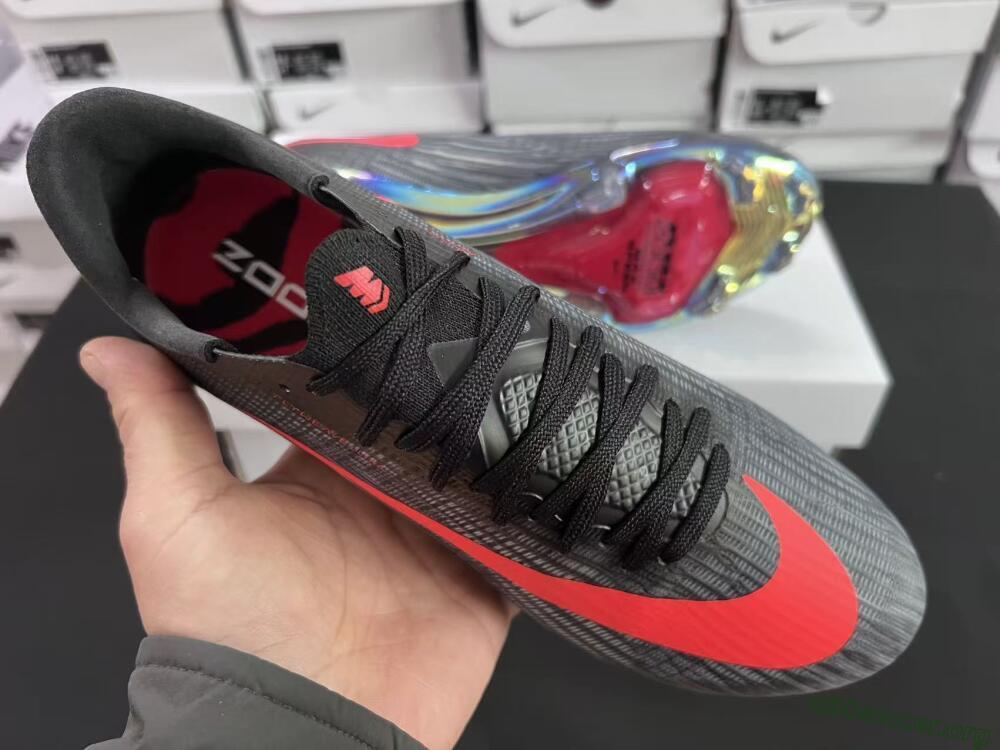 Nike Air Zoom Mercurial Superfly 11 FG Football Boots - Black/Vibrant Orange/Rainbow Burst