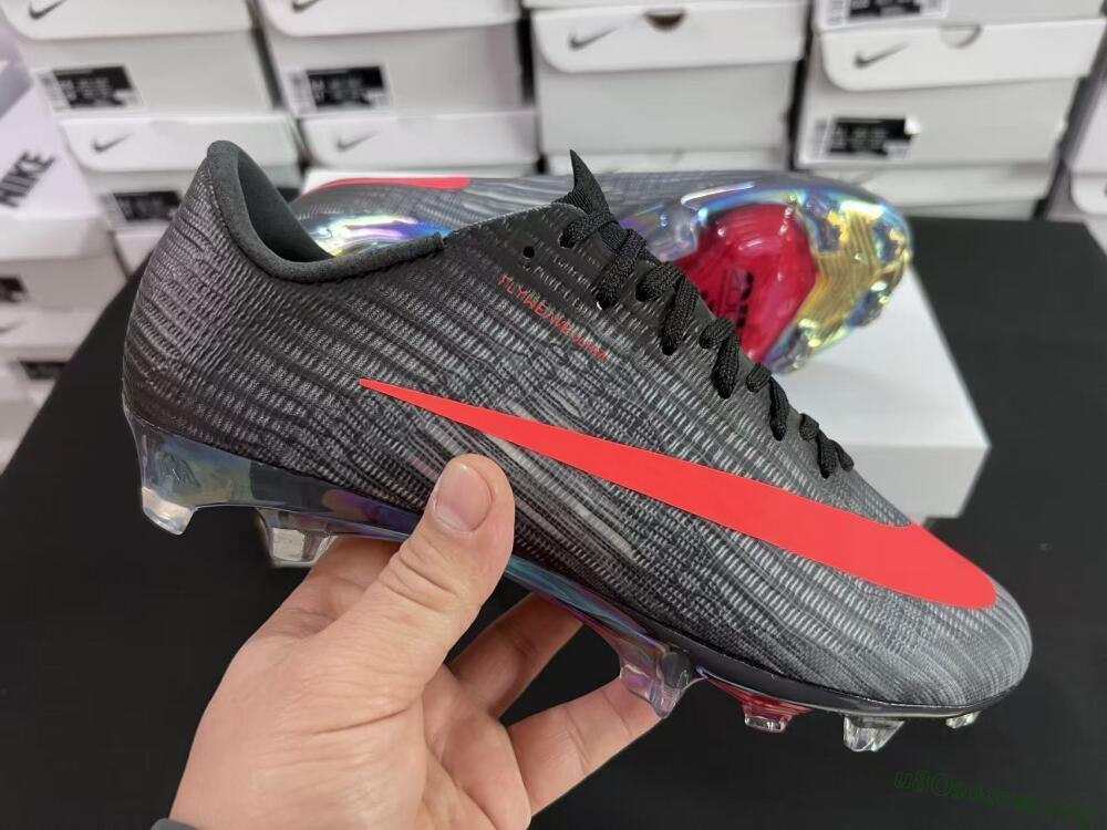 Nike Air Zoom Mercurial Superfly 11 FG Football Boots - Black/Vibrant Orange/Rainbow Burst