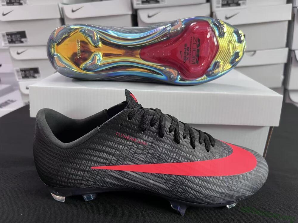 Nike Air Zoom Mercurial Superfly 11 FG Football Boots - Black/Vibrant Orange/Rainbow Burst