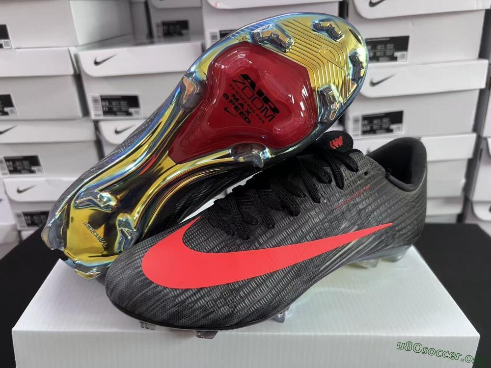 Nike Air Zoom Mercurial Superfly 11 FG Football Boots - Black/Vibrant Orange/Rainbow Burst