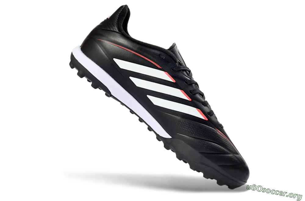 Adidas Copa Pure 2+ Elite TF Football Shoes - Black/White/Crimson 4