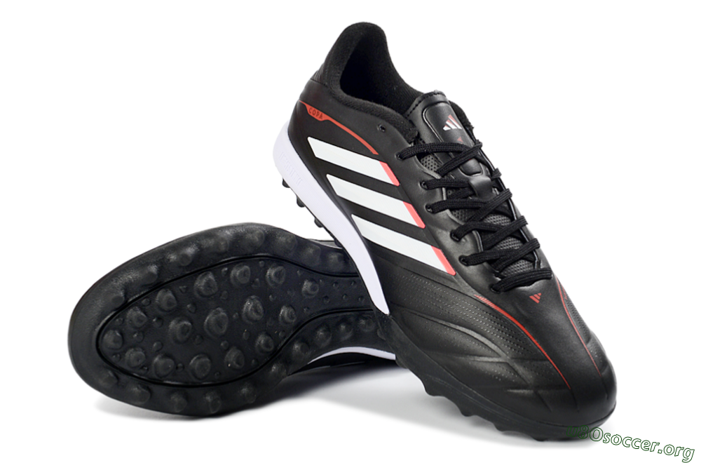 Adidas Copa Pure 2+ Elite TF Football Shoes - Black/White/Crimson 0