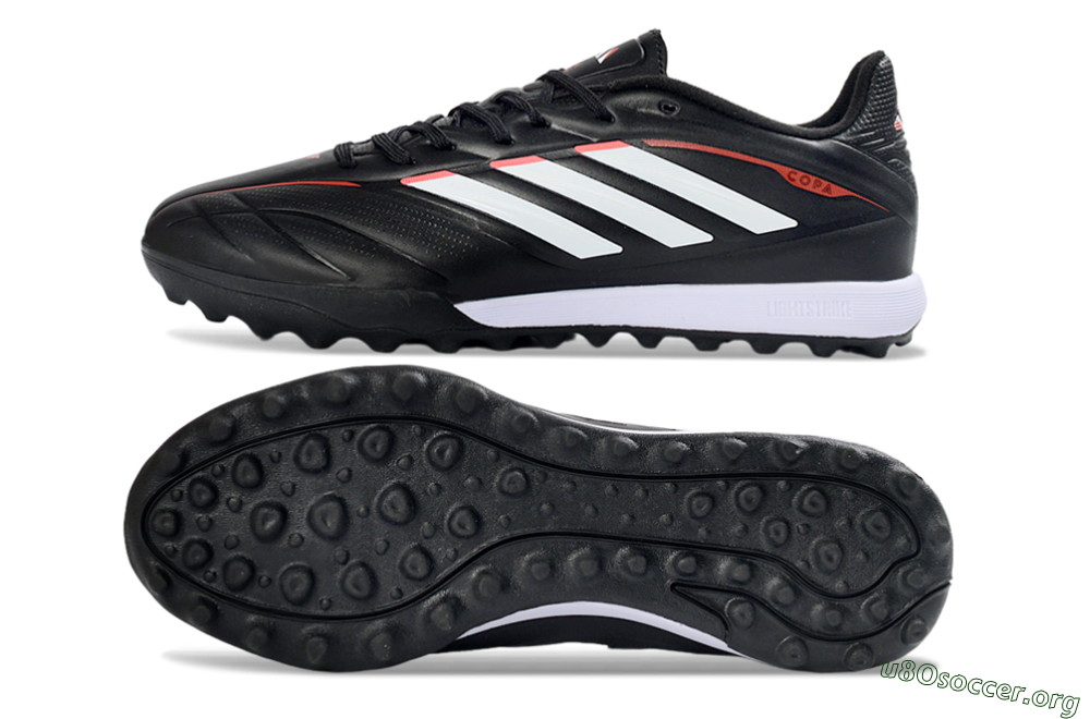 Adidas Copa Pure 2+ Elite TF Football Shoes - Black/White/Crimson 1