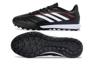 Adidas Copa Pure 2+ Elite TF Football Shoes - Black/White/Crimson