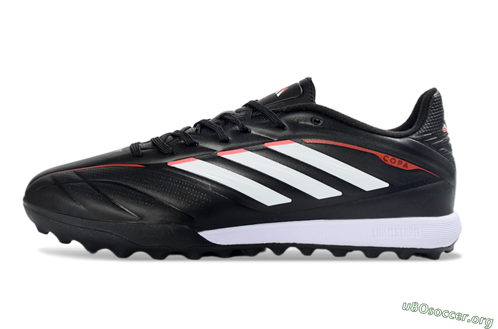 Adidas Copa Pure 2+ Elite TF Football Shoes - Black/White/Crimson 3