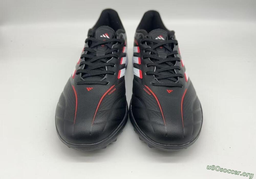 Adidas Copa Pure 2+ Elite TF Football Shoes - Black/White/Crimson