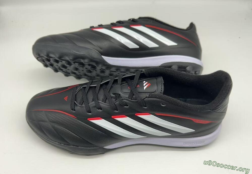 Adidas Copa Pure 2+ Elite TF Football Shoes - Black/White/Crimson