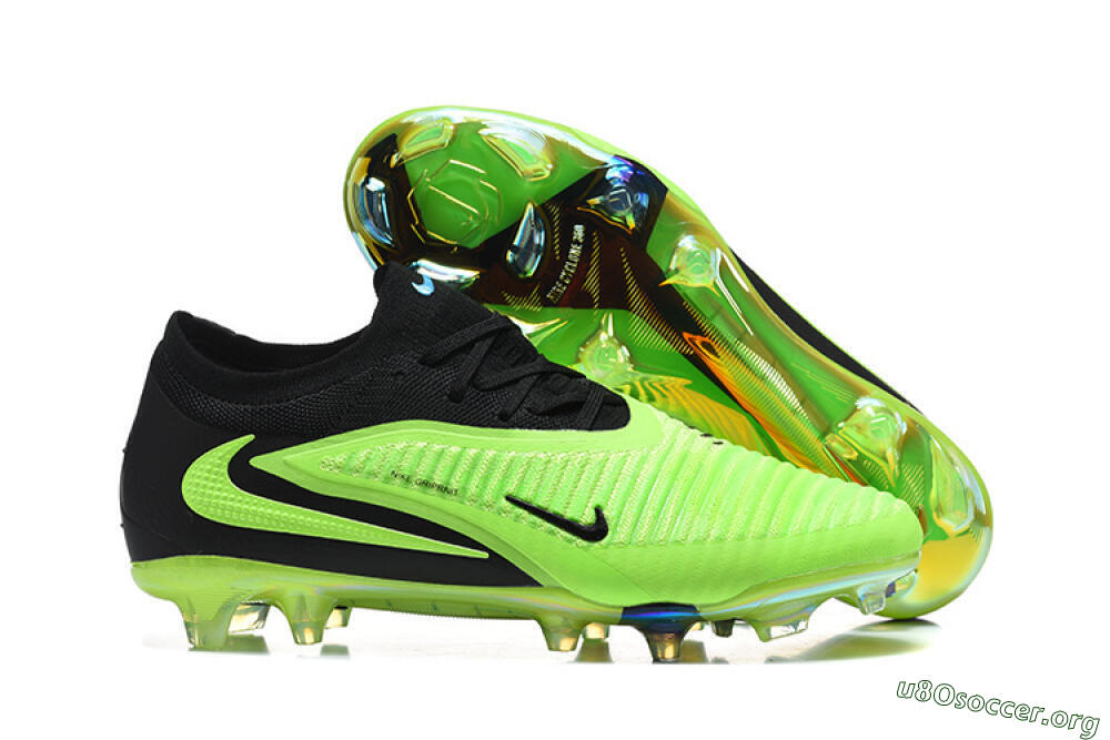 Nike Phantom 6 Elite Low FG Football Boots - Green/Electric Green/Black 2