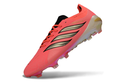 Adidas Predator 26 Elite FG Football Boots - Pink/Sunny Coral/Gleaming Gold