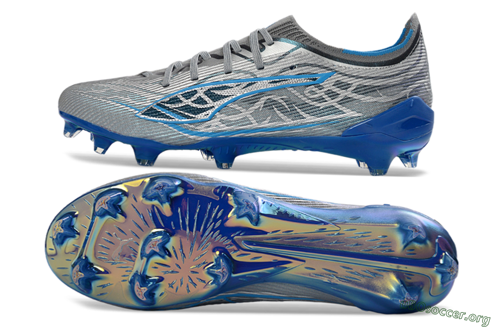 Puma Ultra Ultimate FG Football Boots - Gray/Electric Blue/Deep Ocean 1