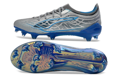 Puma Ultra Ultimate FG Football Boots - Gray/Electric Blue/Deep Ocean