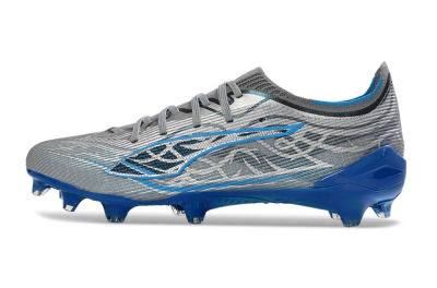 Puma Ultra Ultimate FG Football Boots - Gray/Electric Blue/Deep Ocean