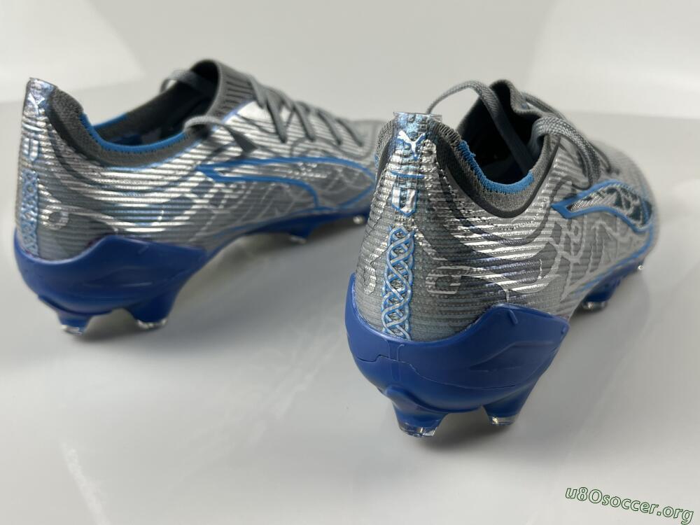 Puma Ultra Ultimate FG Football Boots - Gray/Electric Blue/Deep Ocean