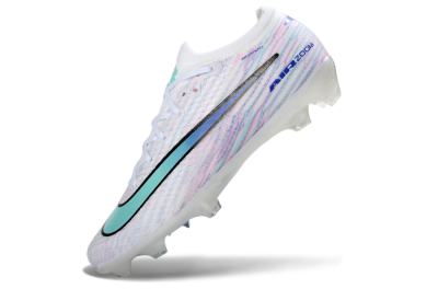 Nike Air Zoom Mercurial Vapor 16 Elite FG Football Boots - White/Aqua Blue/Misty Pink