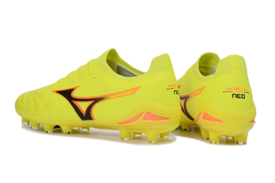 Mizuno Morelia Neo 4 FG Football Boots - Yellow/Electric Yellow/Black