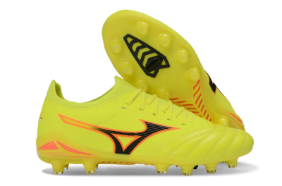 Mizuno Morelia Neo 4 FG Football Boots - Yellow/Electric Yellow/Black
