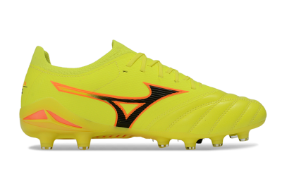 Mizuno Morelia Neo 4 FG Football Boots - Yellow/Electric Yellow/Black