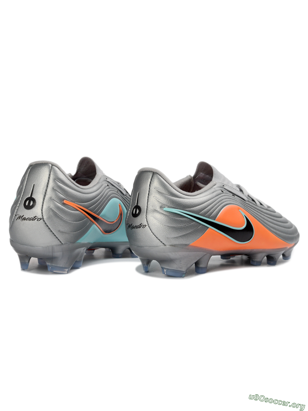 Nike Tiempo Legend 11 Elite FG Football Boots - Gray/Vibrant Orange/Light Aqua 6