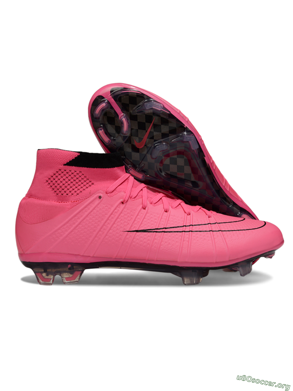 Nike Zoom Mercurial Superfly 4 Elite FG Football Boots - Pink/Vibrant Pink/Jet Black 2