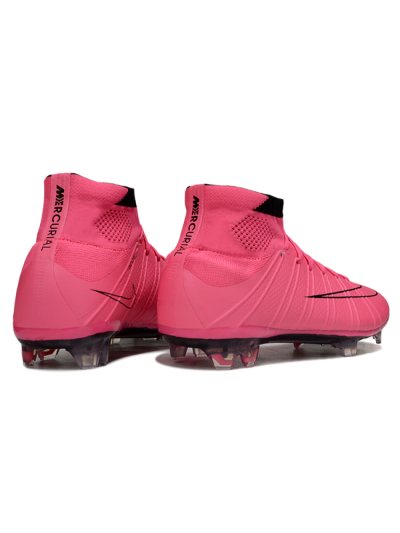 Nike Zoom Mercurial Superfly 4 Elite FG Football Boots - Pink/Vibrant Pink/Jet Black