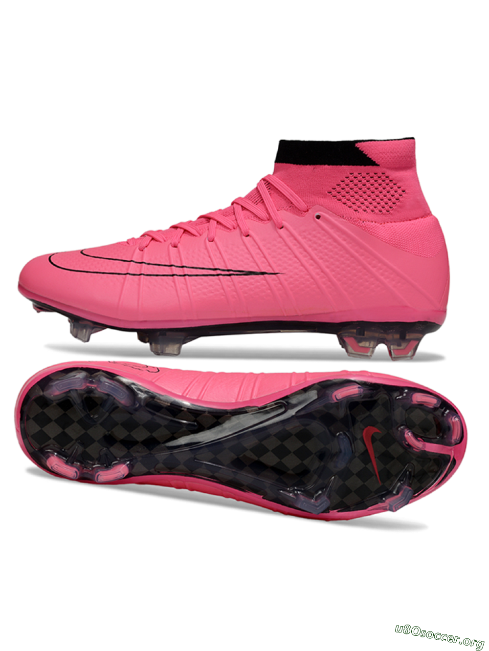 Nike Zoom Mercurial Superfly 4 Elite FG Football Boots - Pink/Vibrant Pink/Jet Black 1