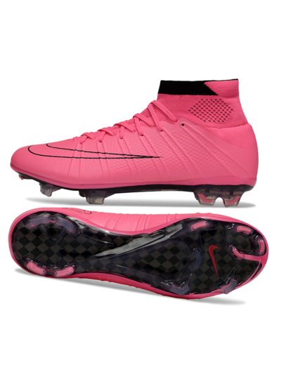 Nike Zoom Mercurial Superfly 4 Elite FG Football Boots - Pink/Vibrant Pink/Jet Black