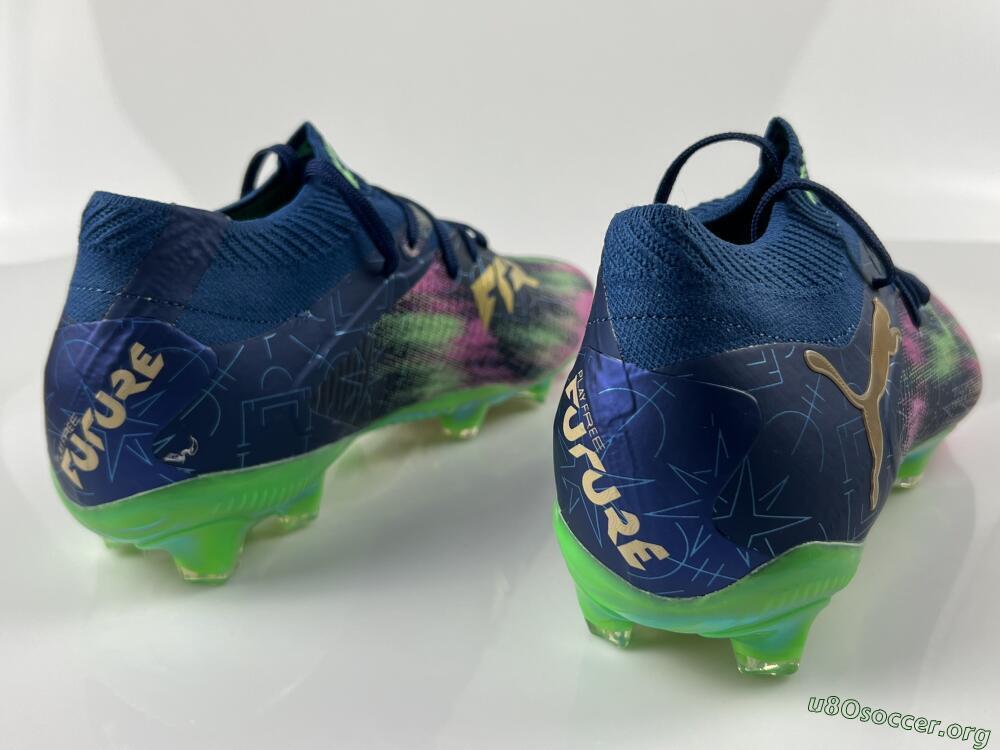 Puma Future 8 Ultimate FG Football Boots - Navy/Electric Green/Fuchsia Pink