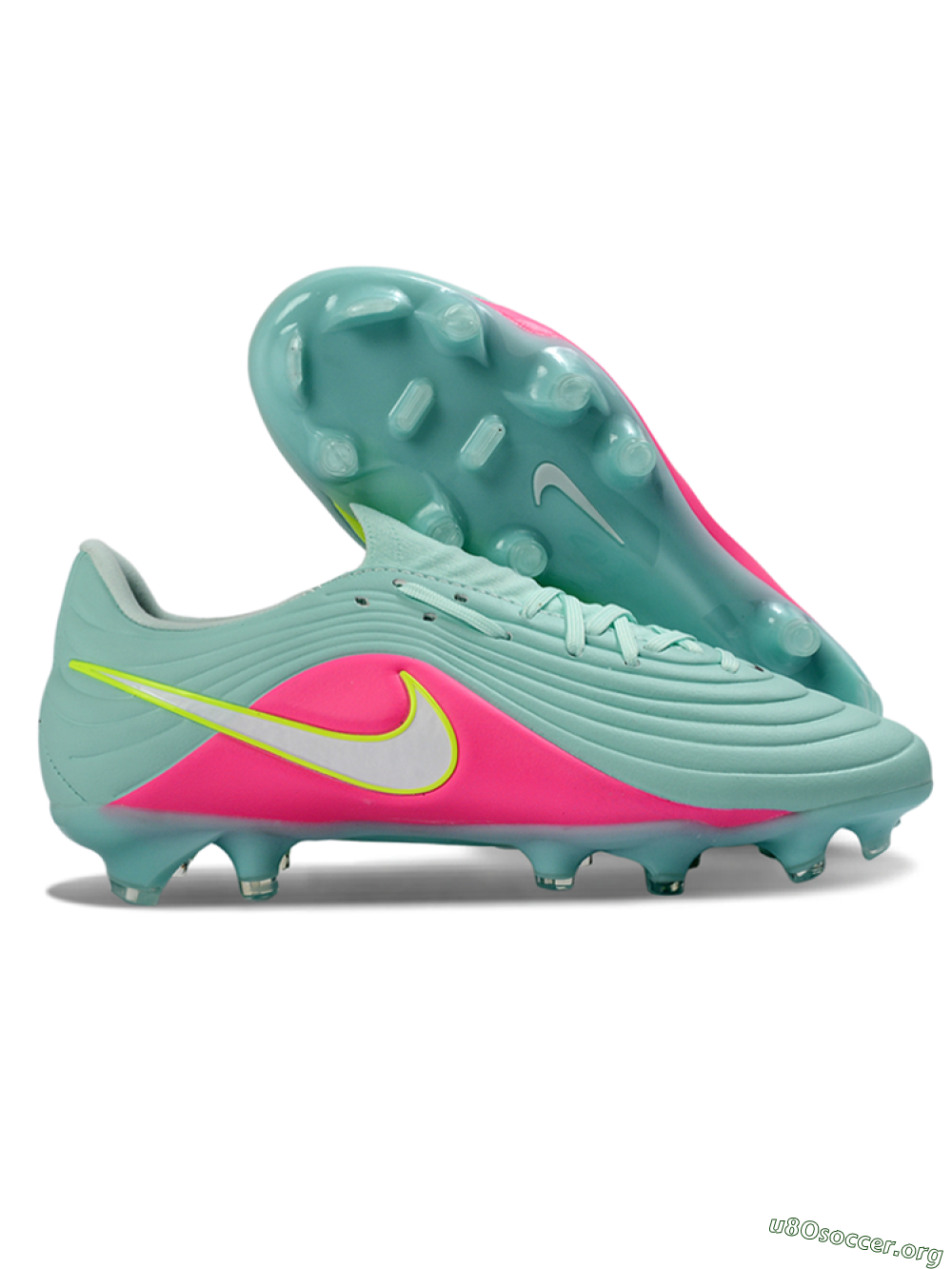 Nike Tiempo Legend 11 Elite FG Football Boots - Aqua/Neon Pink/Lime Green 2