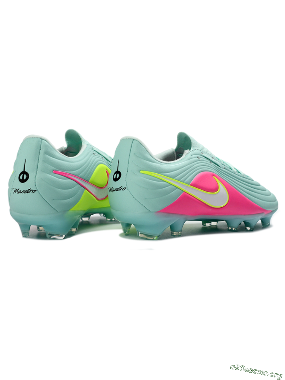 Nike Tiempo Legend 11 Elite FG Football Boots - Aqua/Neon Pink/Lime Green 6
